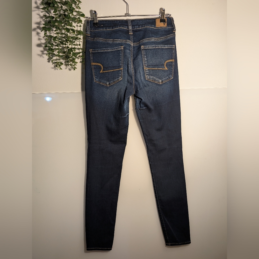 American Eagle High-Rise Jegging – Size 6 Regular – Repaired Thigh Seam - Picture 3 of 6
